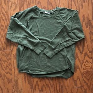 Womens medium olive green sweater